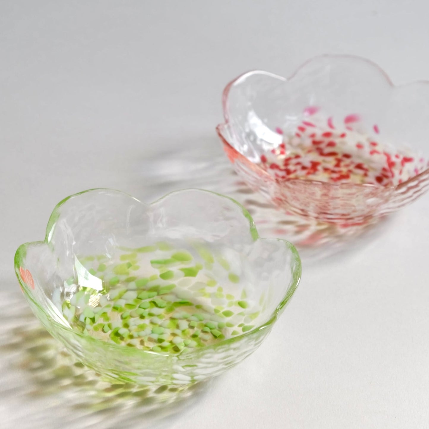 Apple Mini Dish Pair Set Tsugaru bi-doro Ishizuka Glass
