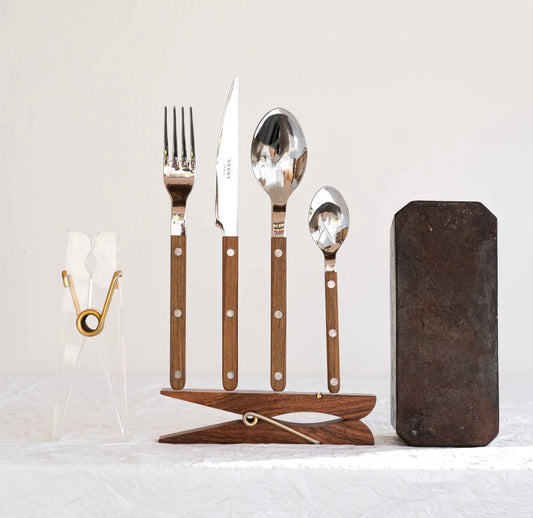 Bistrot Solid Teak Flatware