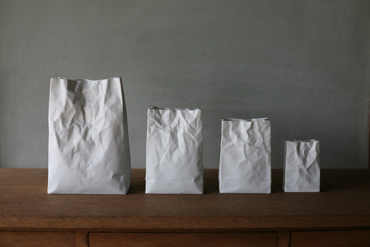 Ceramic Japan Crinkle Vase